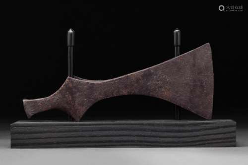 A VIKING IRON AXE HEAD