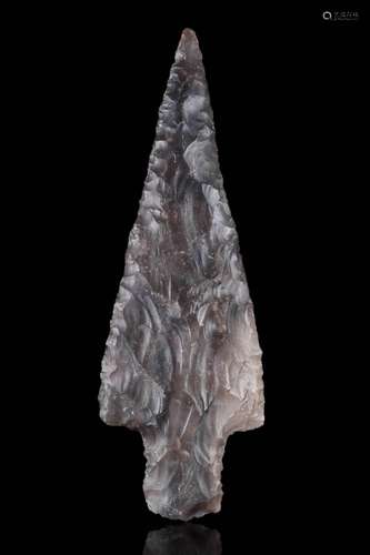 NEOLITHIC FLINT SPEAR HEAD