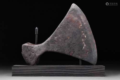 A VIKING IRON AXE HEAD "DANISH AXE"