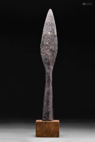 ROMAN IRON SOCKETED SPEAR HEAD