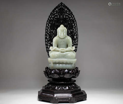 Hetian Jade Buddha statue of Song Dynasty of China