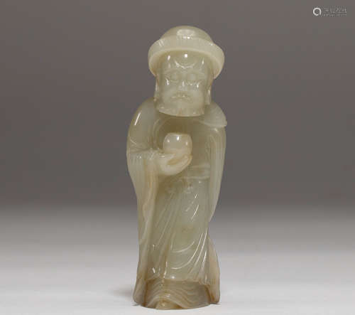 China liao Dynasty Hetian Jade Hu people