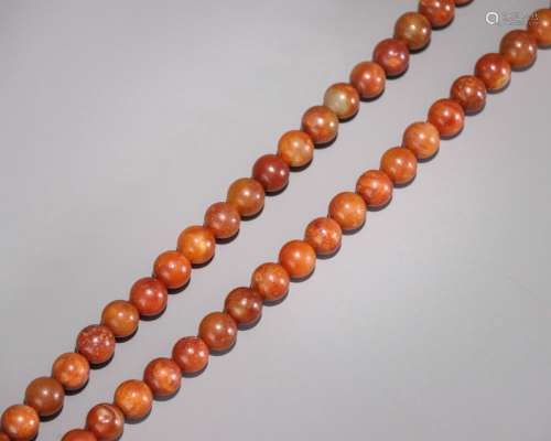 A jade beads rosary