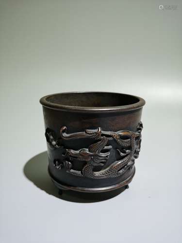 A large dragon censer