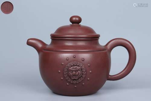 A yixing glaze teapot