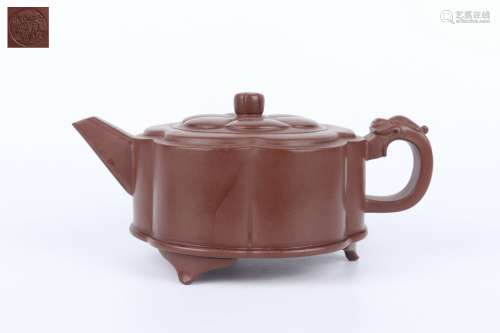 Yixing glaze teapot