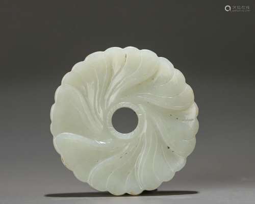 Carved jade panel