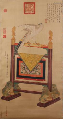 Chinese painting eagle