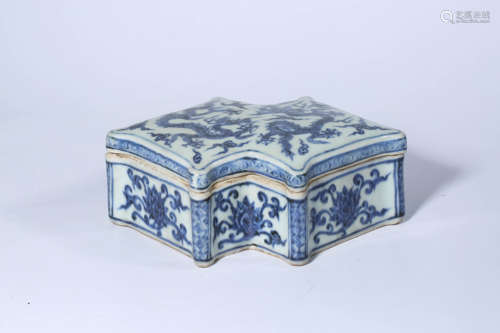 Blue and White DragonBox, Yongzheng Mark