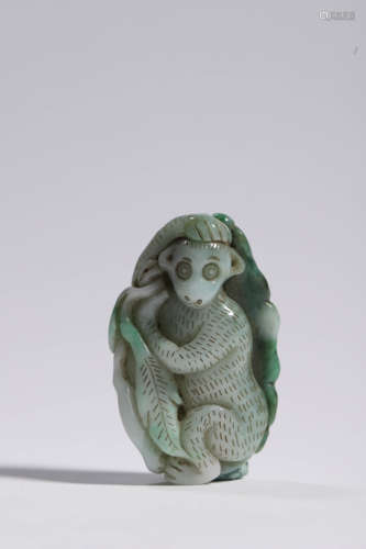 Jadeite Jade Monkey Boulder