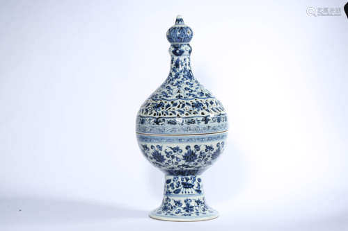 Blue and White Openwork Parfumerie, Xuande Mark