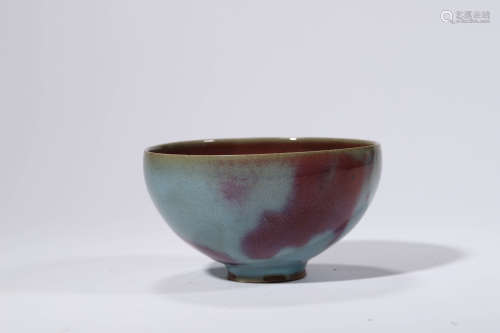 Jun Ware Purple Splashed Small Bowl