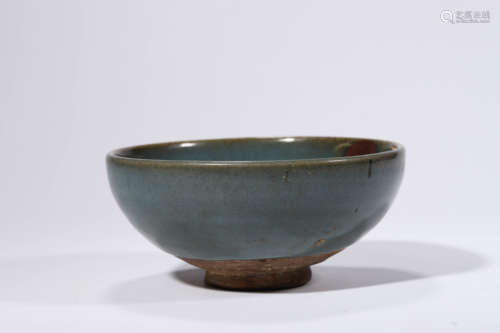 Jun Ware Purple Splashed Bowl