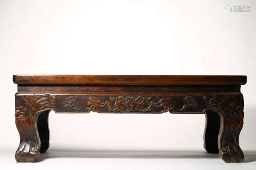 Huali Carved Bats Kang Table