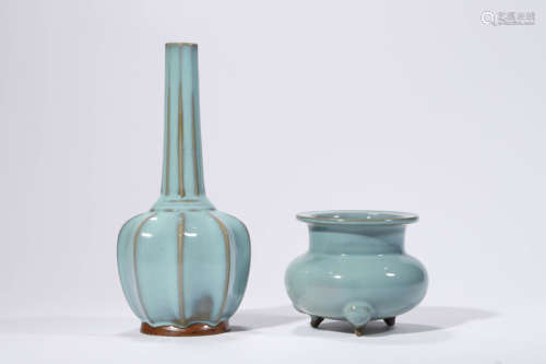 A Set of Jun Ware