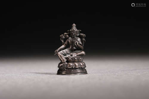Silver Tara Buddha Statue
