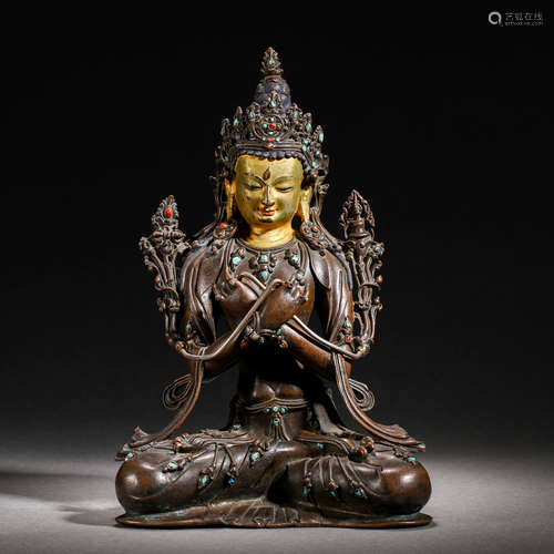 Bronze Guanyin Buddha Statue