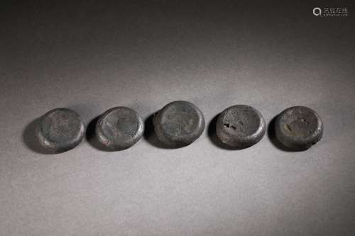 A set of silver ingots