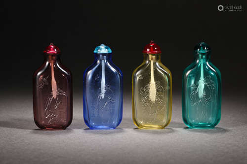 Glass snuff bottle