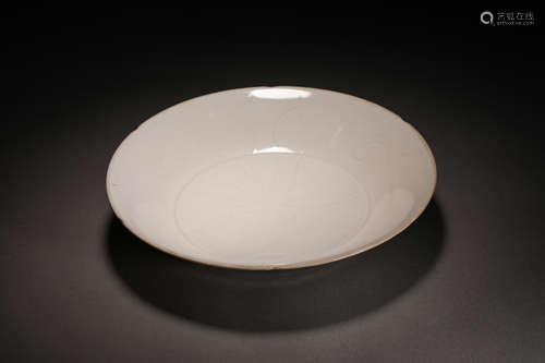 Ding Kiln Flower Plate