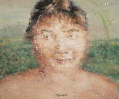 刘炜（b.1965） 2005年作 肖像 布面油画