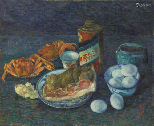 周碧初（1903～1995） 1982年作 静物 布面油画