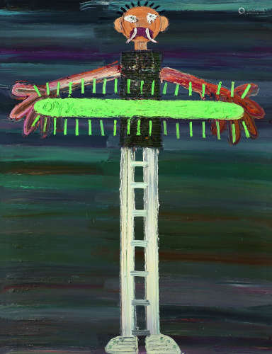 欧阳春（b.1974） 2005年作 能量棒 布面油画