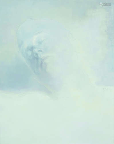 毛焰（b.1968） 2004年作 托马斯 纸本油画