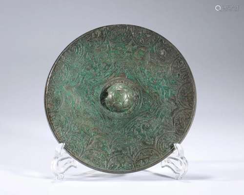 A Chinese Bronze Circular Mirror