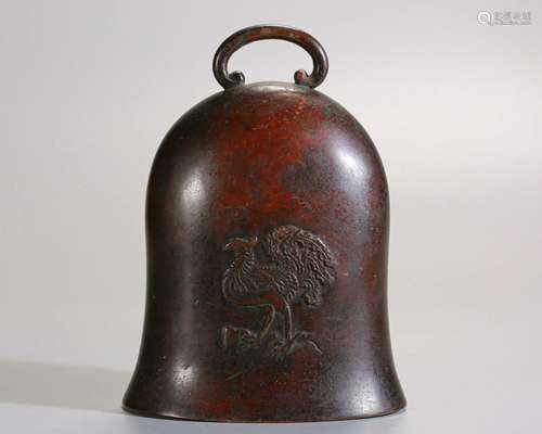 A Chinese Bronze Bell Qing Dyn.