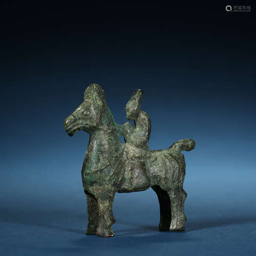 Han Dynasty,Bronze Character Figurine