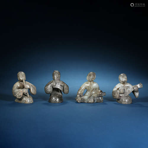 Han Dynasty,Hetian Jade Figure