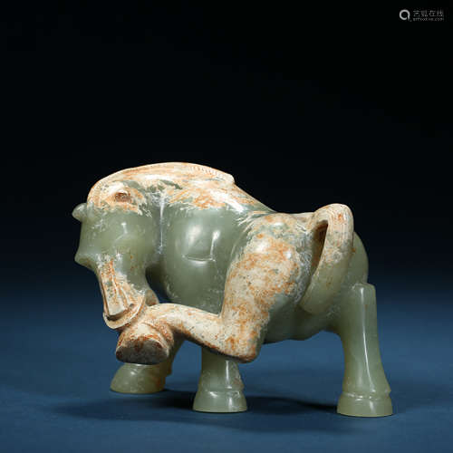 Han Dynasty,Hetian Jade Horse