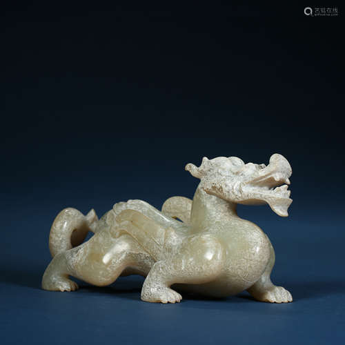 Han Dynasty,Hetian Jade to Ward off Evil Spirits