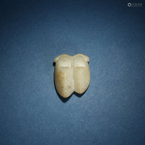 Han Dynasty,Hetian Jade Silkworm