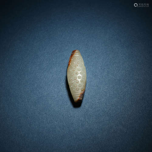 Han Dynasty,Hetian Jade Bead