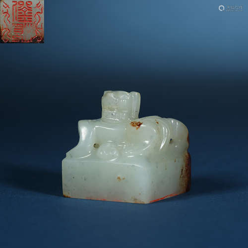 Han Dynasty,Hetian Jade Seal