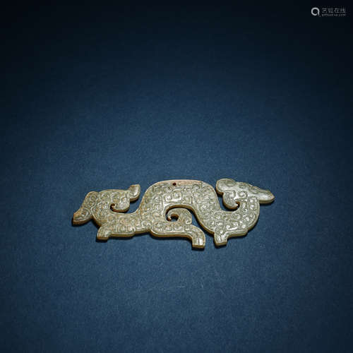 Han Dynasty,Hetian Jade Dragon