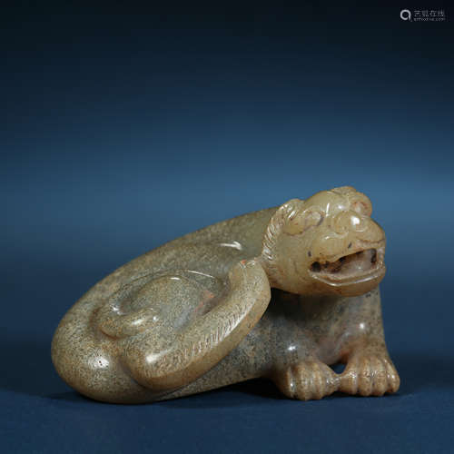 Han Dynasty,Hetian Jade Beast