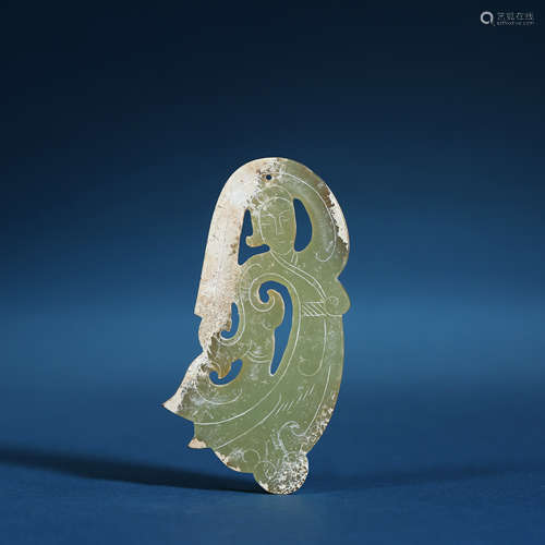 Han Dynasty,Hetian Jade Dancer