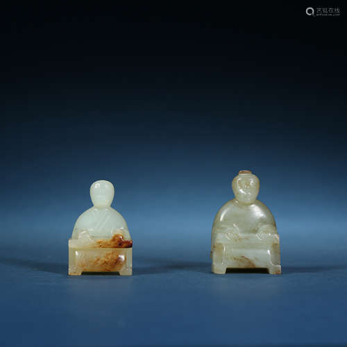 Han Dynasty,Hetian Jade Figure