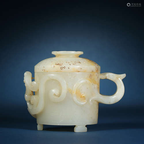 Han Dynasty,Hetian Jade Cup