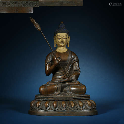 Qing Dynasty,Copper Buddha Statue of Six Buddha Building