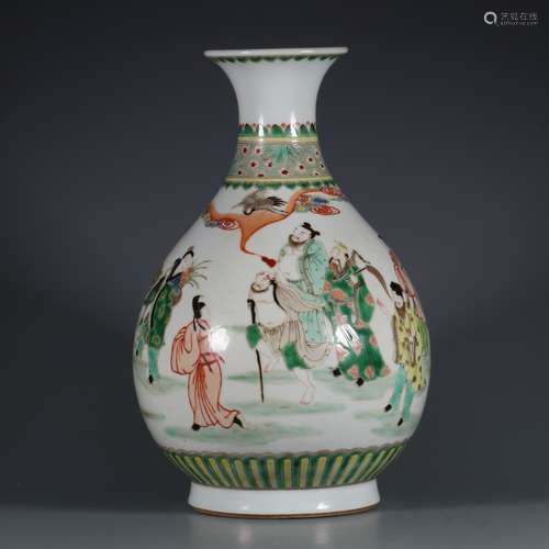 Colorful jade pot spring bottle