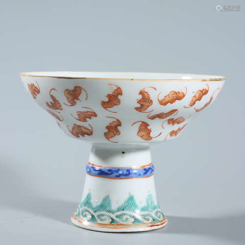 Pastel high foot bowl