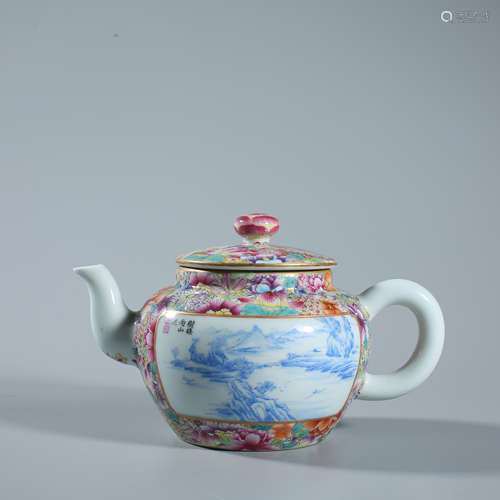 Pastel teapot