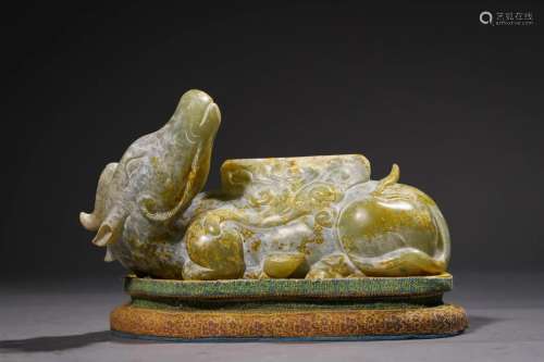 Ming: A Carved Jade Figurine