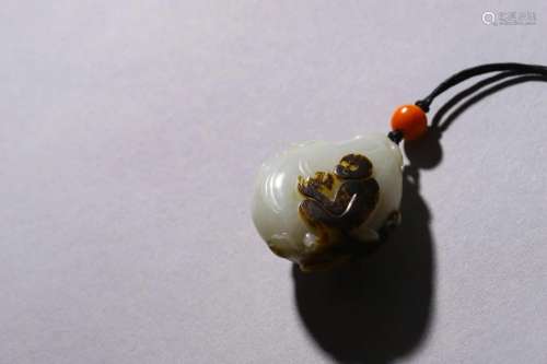 Qing: A Carved Jade Ornament