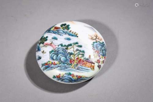 Qing: A Famille Rose Cover Box
