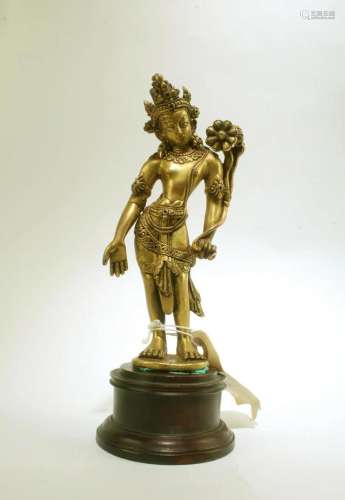 A Bronze Tara Statue